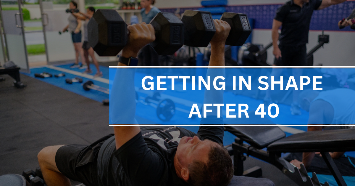 Getting in shape after 40 is easier than you think.