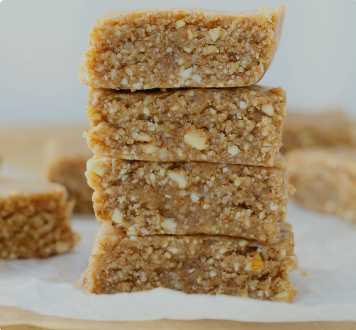 Walnut & Coconut Healthy Snack Bars